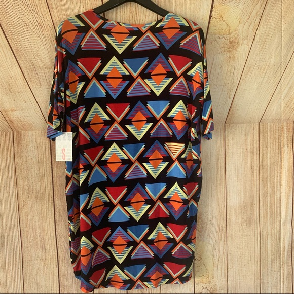 NWT LuLaRoe Small Irma Colorful Triangles - Picture 9 of 9